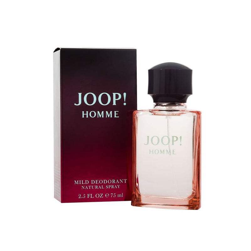 Joop! Homme 75ml Mens Mild Deodorant Natural Spray Fragrance Gift For Him