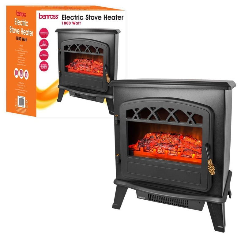 Benross 2000W Large Stove Heater - Black