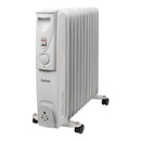 Quest 2500W 11 Fin Oil Radiator  - White