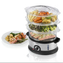 Tower Steamer Deluxe 3 Tier 9L Stainless Steel