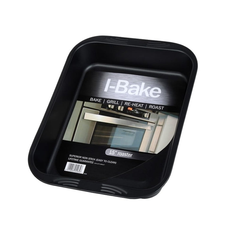 Pendeford I-Bake Non Stick Easy Clean 15" Roaster Roasting Dish Tin Oven Tray
