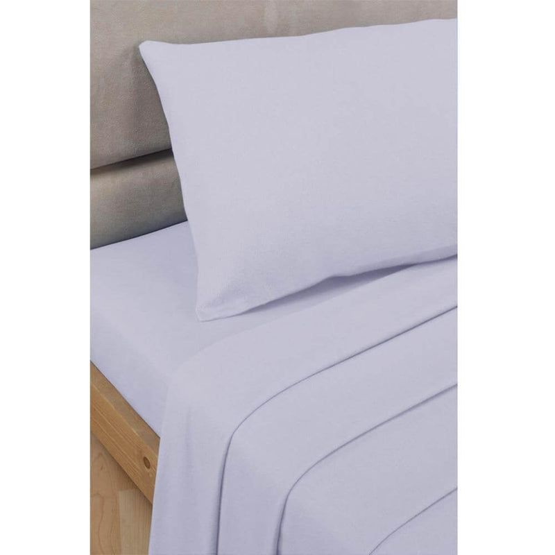 Lewis's Easy Care Plain Dyed Bedding Sheet Range - Natural