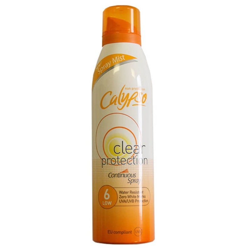 Calypso Clear Protection SPF6 Continuous Spray Water Resistant 175ml