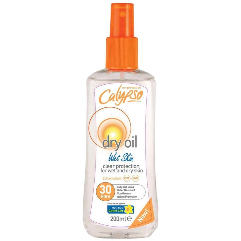 Calypso Dry Oil for Wet Skin SPF30 200ml
