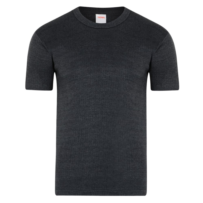 Thermal Short Sleeved T-Shirt- Grey