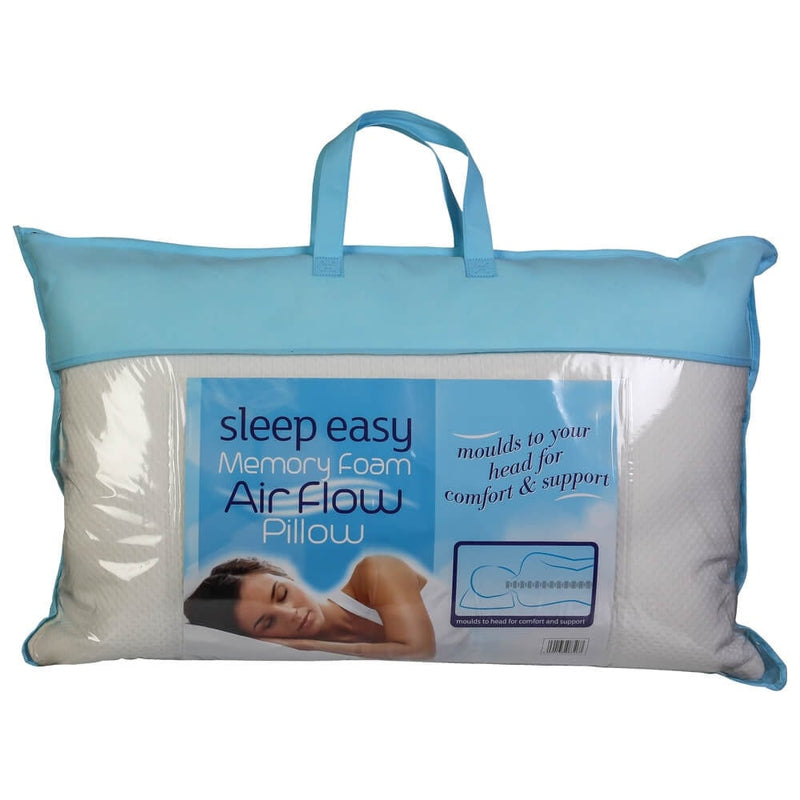 Sleep Easy Memory Foam Airflow Pillow