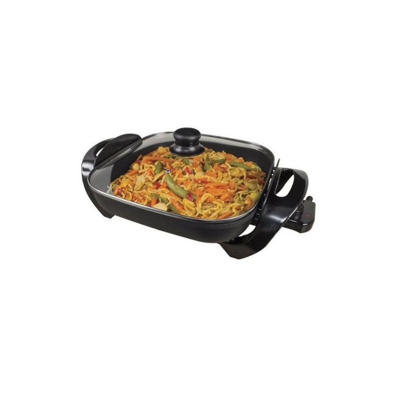 Quest Square Multi Function Cooker 1500W - Black