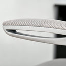 Vinsetto Mesh Office Chair for Home Swivel Task Desk Chair with Lumbar Back Support Flip-Up Arm Adjustable Height Grey Computer w/