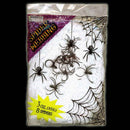 Halloween Spider Webbing 85g with 8 Spiders