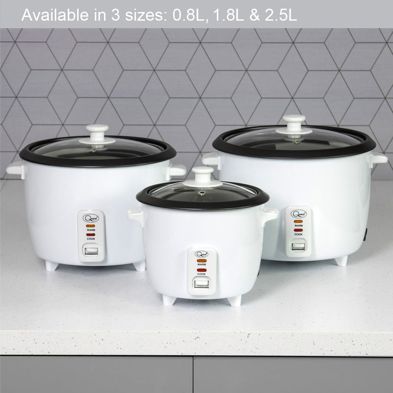 Quest Rice Cooker 0.8L - White