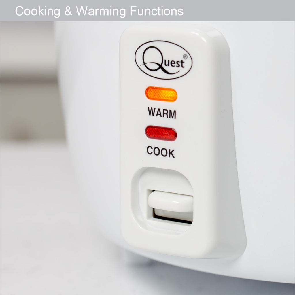 Quest Mini Cook Quest Rice Cooker 0.8L - White