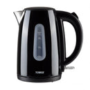 Tower 1.7L 3KW Stainless Steel Jug Kettle - Black