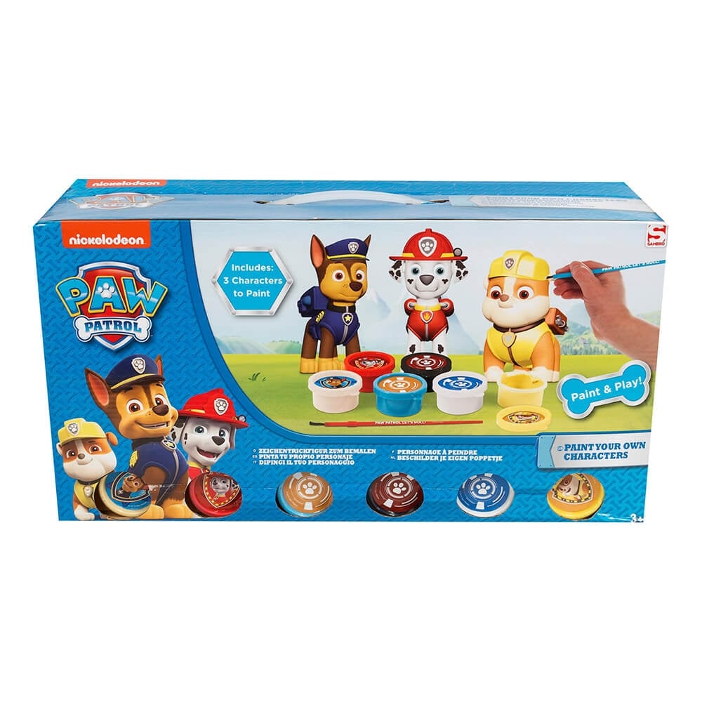 Paw Patrol Paint Your Own Figures 3 Pack
