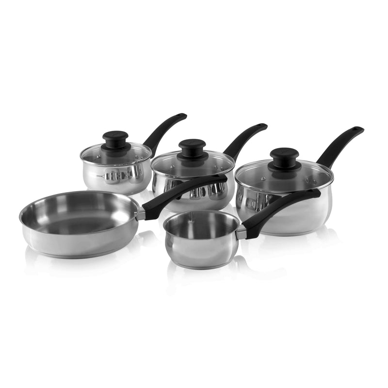 Tower Stainless Steel 5 Piece Pan Set