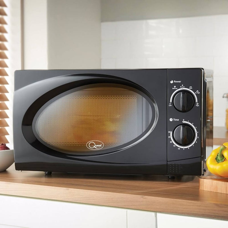 QUEST Manual  20L microwave - Black 700w