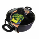 Sovereign Stone 24cm Scratch Resistant Easy Clean Non Stick Stockpot & Lid