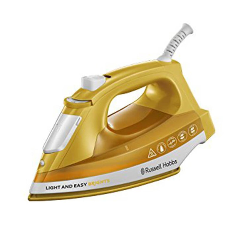 Russell Hobbs 2400W Light Easy Brights Iron - Yellow