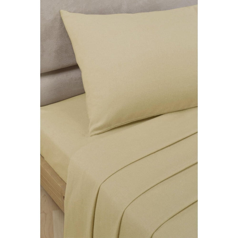 Montage Percale Co-ordinating Bed Sheet Range - Biscuit