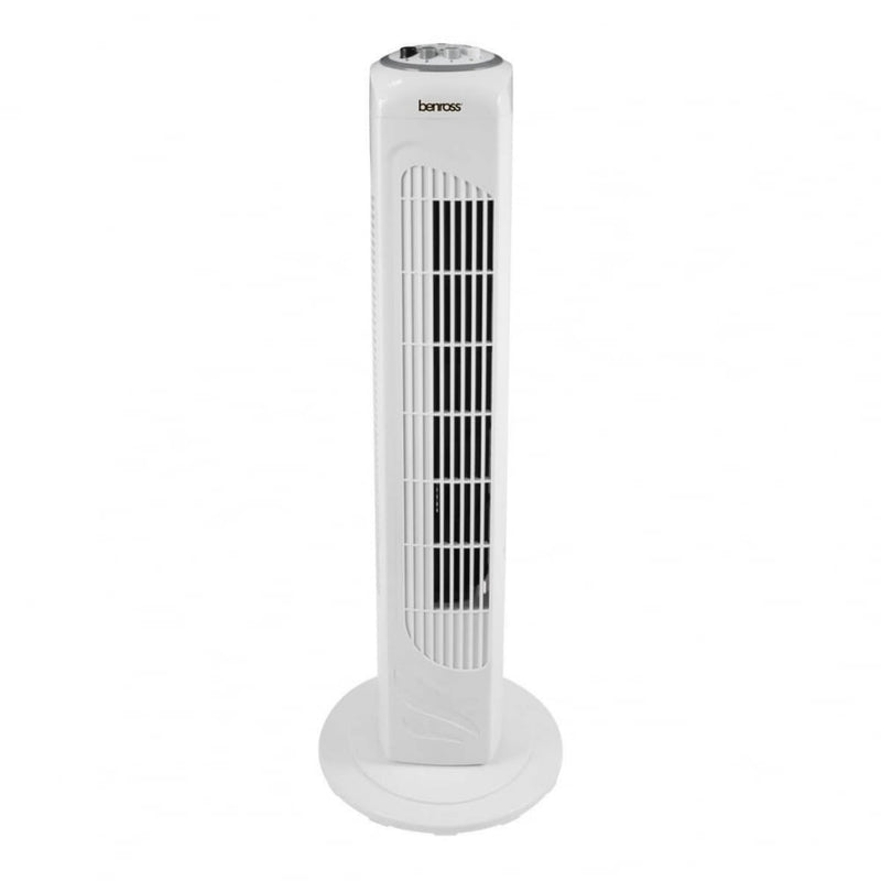Quest 29 Inch Tower Fan with Timer - White