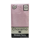 Charisma Stretch Terry Fitted Bed Sheet - Pink