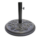 Silver & Stone Milano Cast Iron Effect 8KG Parasol Base