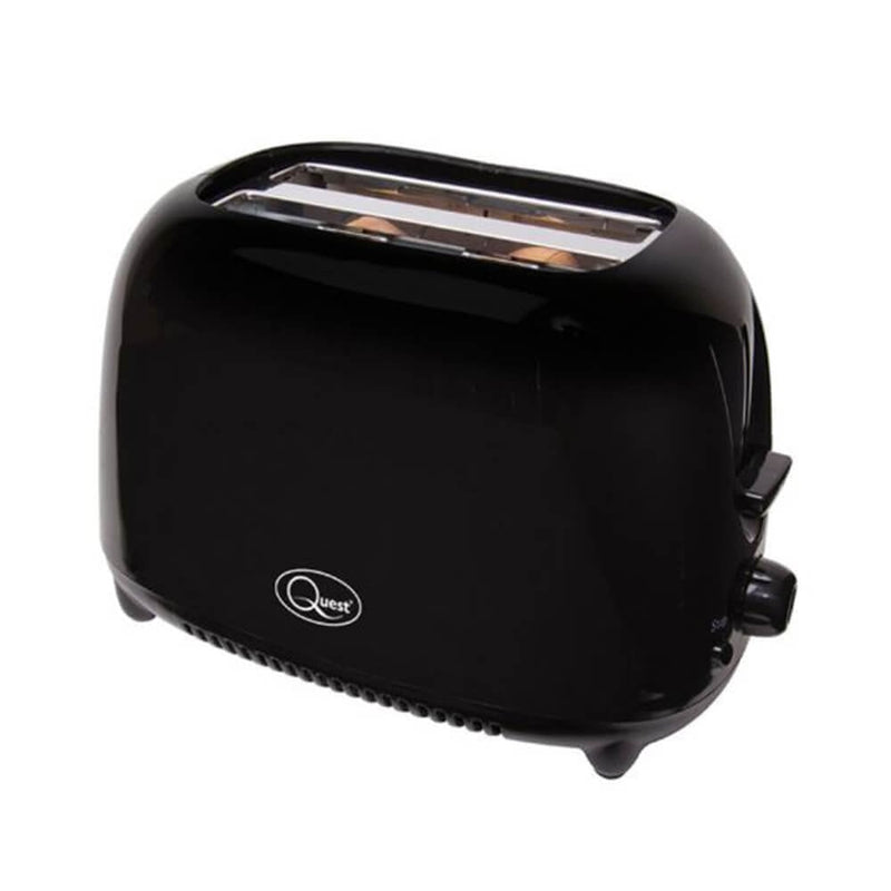 Quest Toaster 2 Slice Plastic - Black