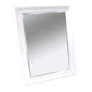 Bevel White Mirror