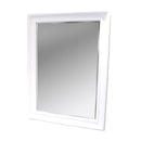 Bevel White Mirror