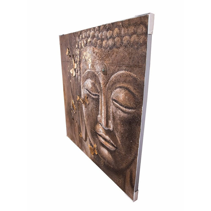Buddha Head Oil Painting Canvas