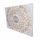Round Gold Canvas