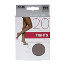 3 Pack 20  Denier Tights - Barely Black