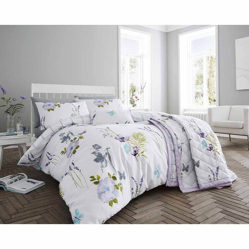 Flora Duvet Cover Bedding Set - Mauve