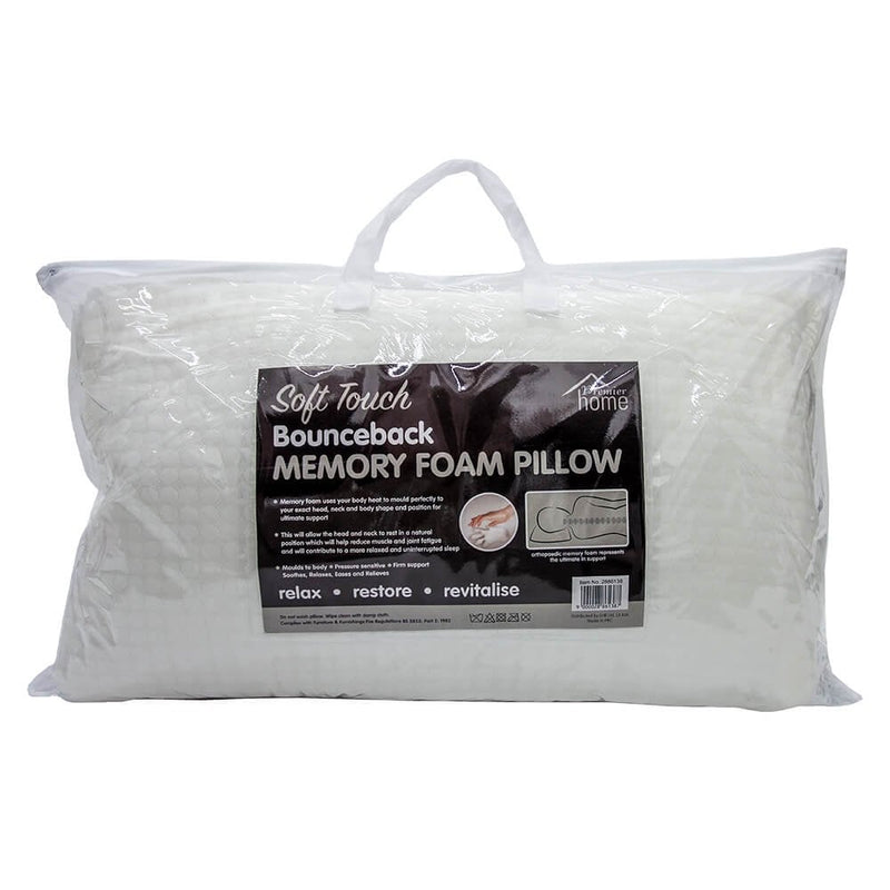 Lewis's  Ultra Soft Bounce back Memory Foam Pillow