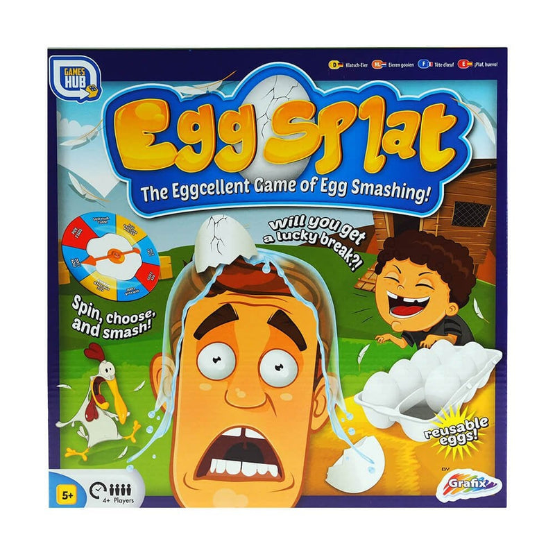 Grafix Egg Splat Kids Family Board Game Brand New Fun Party Gift 5 Years+