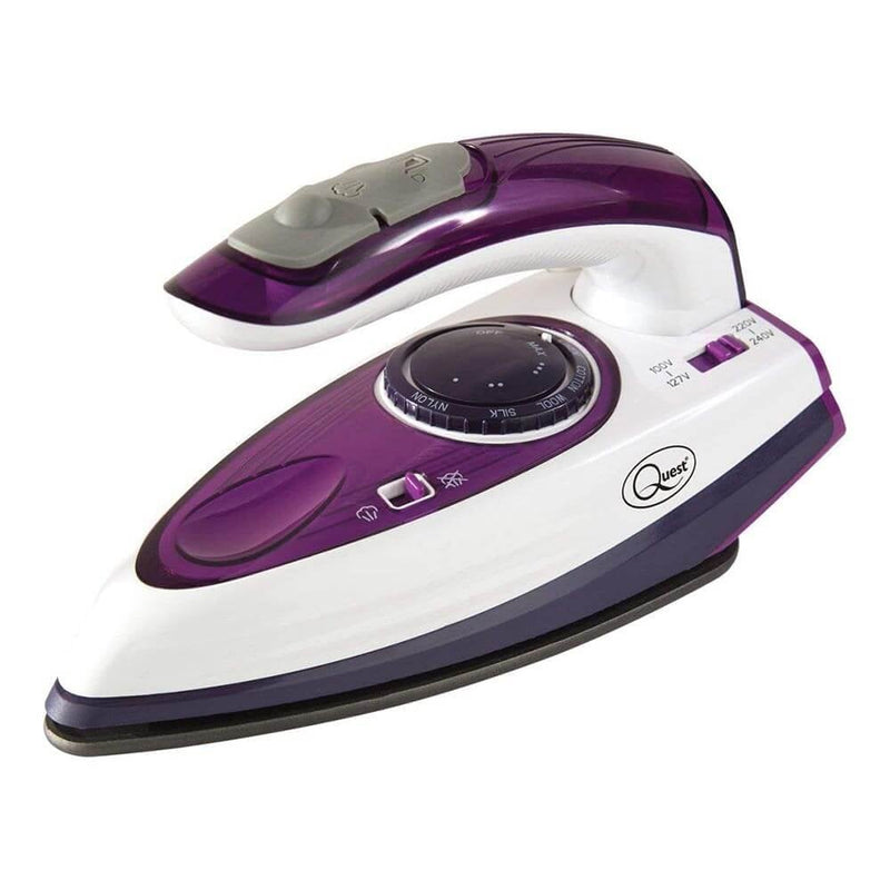 Quest 1000W Travel Steam Iron - Purple