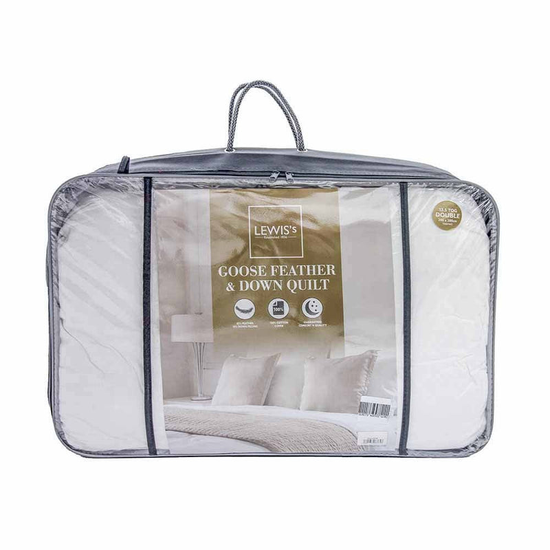 Goose Feather and Down 13.5 Tog Duvet - Single/Double/King