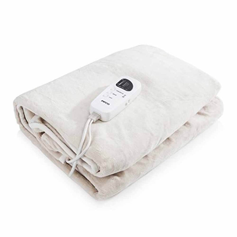 Pifco Heated Throw And Over Blanket - Cream