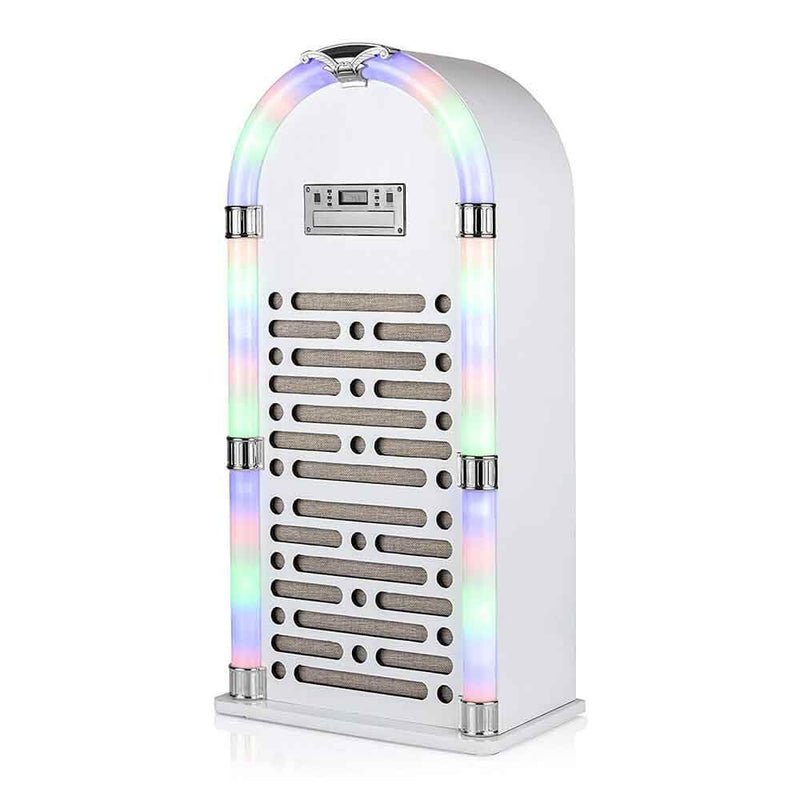 Itek Gloss Bluetooth CD Jukebox With FM Radio - White