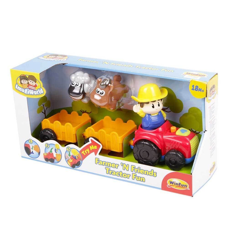 Farmer & Friends Tractor Animals Farmyard Fun Interactive Musicla Toy Playset