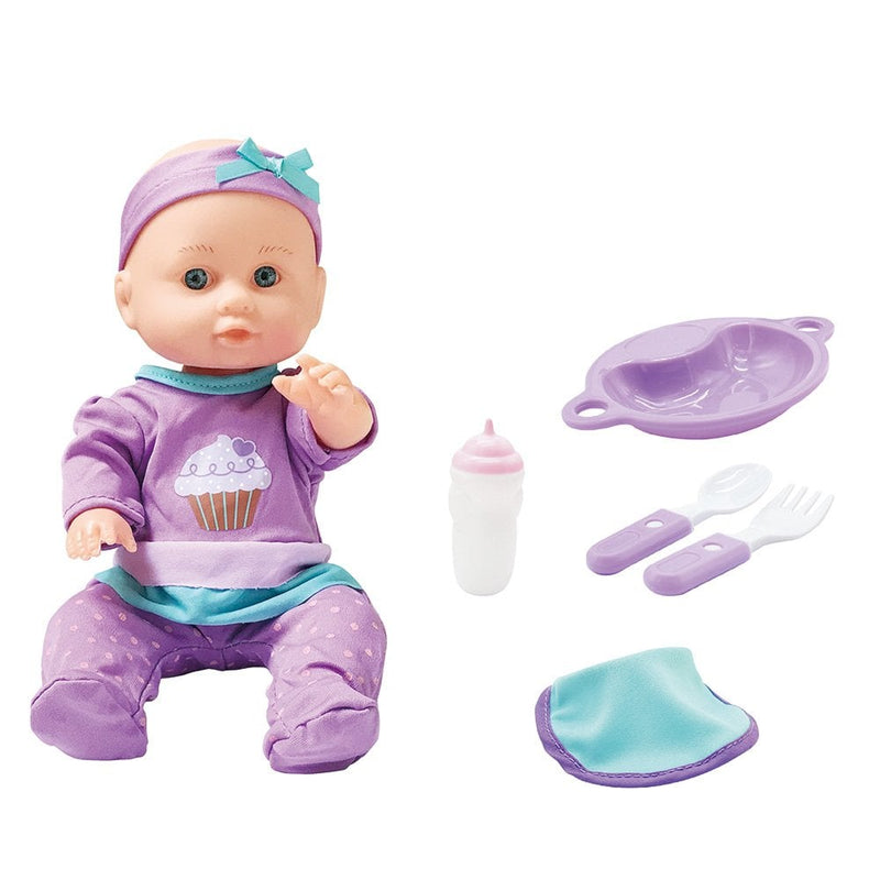13" Baby Sweetums Baby Doll Set Feeding Accessories Girls Toy Gift Present