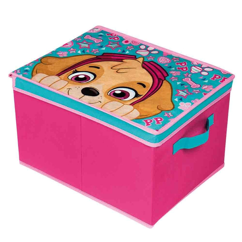 Girls Storage Box with Lid and Handle