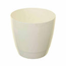 Round Indoor Pot 18cm- White