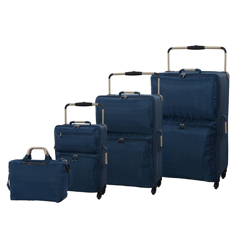 Worlds Lightest 4 Wheel Medium Suitcase- Moroccan Blue