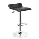 Kansas Black Barstool Swivel Breakfast Bar Stool With Footrest Kitchen