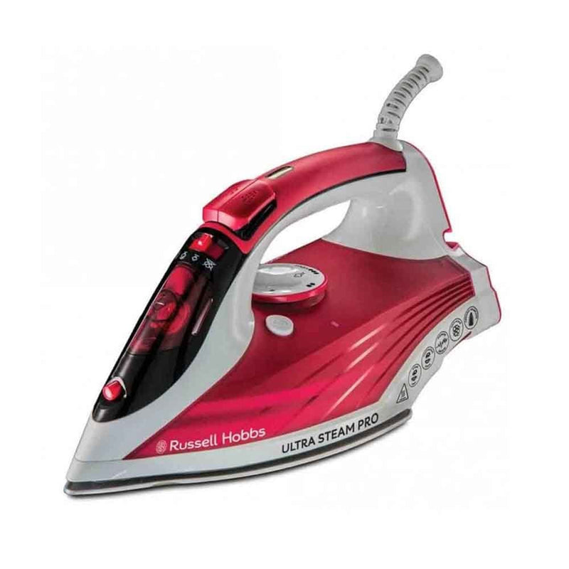 Russell Hobbs Steam Iron Ultra Steam Pro 2600W - Red