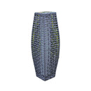 Silver & Stone Solar Roma Rattan Floor Standing Lamp - Grey