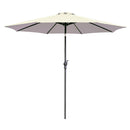 2.7M Cream Parasol with Crank & Tilt