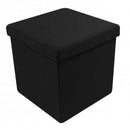 Fabric Ottoman Black