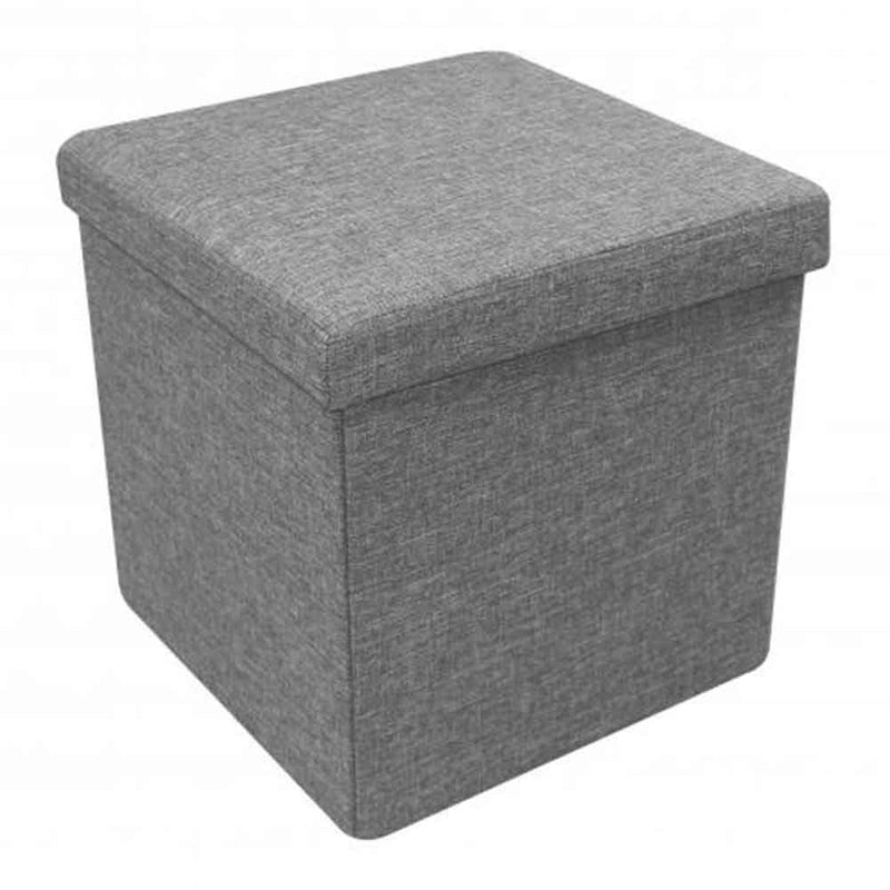 Fabric Ottoman Grey