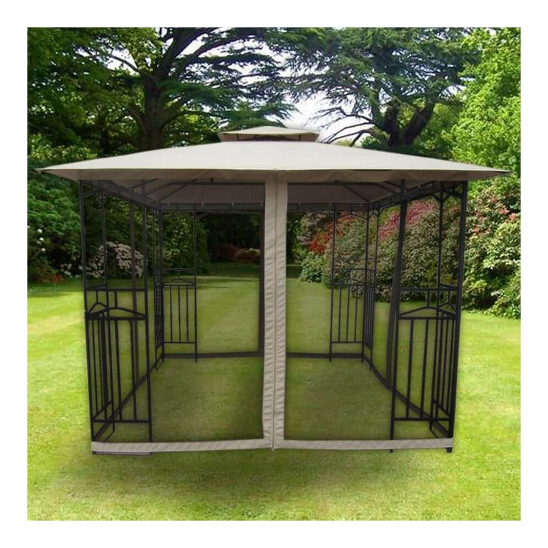 Silver & Stone Outdoor Winchester Premium Gazebo 3m x 3m - Beige